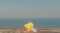 Zkušební raketa pro dopravu lidí na Mars při přistání opět vybuchla