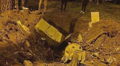 Exploze a velký kráter. Na Záhřeb spadl záhadný objekt. Zřejmě vojenský dron