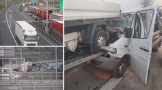 Vážná nehoda na Pražském okruhu, doprava zkolabovala