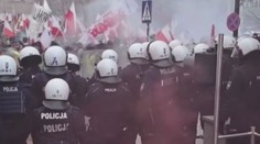 Protest proti Green Dealu se ve Varšavě vyhrotil. Zemědělci se střetli s policií