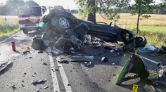 Po nárazu do stromu na jihu Čech zemřela žena. Pro řidičku letěl vrtulník
