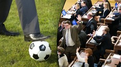 ZEŠÍLELI? Poslanci si zahrají fotbal za naše peníze! Chtějí i dotace 650 tisíc korun!