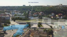 Železnice mezi Veleslavínem a Ruzyní se konečně dočkala vizualizace
