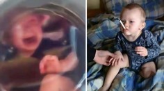 Místo hlídání zavřeli dítě (2) do pračky! Smáli se a natáčeli si ho