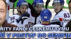 Celebrity fandí českému týmu a věří v postup do semifinále