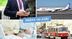 Neomezená data či nové jízdní řády: Tyto změny nás čekají v září!