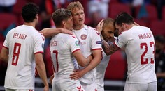 Fotbalisté Dánska deklasovali čtyřmi góly Wales a jsou ve čtvrtfinále