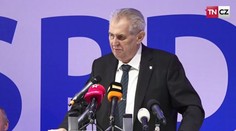Zeman kritizoval program SPD. I tak sklidil na sněmu strany potlesk