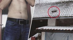 Zloděj využíval svou postavu, do chatek se protáhl malou škvírou