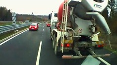 Řidička se spolehla na navigaci, jela po dálnici D6 v protisměru!