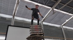 Cirkusový artista zvládl nebezpečný kousek a pokořil český rekord