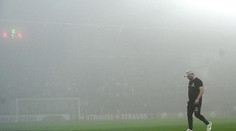 Slovácko s Kolínem odehrálo pouze sedm minut. Zápas zastavilo počasí