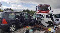 Hromadná nehoda ucpala dálnici D1! Zranilo se 7 lidí, část vyprošťovali
