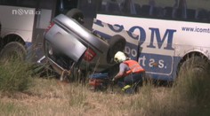 Srážka auta s autobusem: Mrtvá maminka, zraněný chlapec (2)!