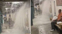V newyorském metru vznikl vodopád, který ho zaplavoval