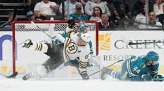 Pastrňák si připsal šťastný gól a Boston opět vyhrál. Vrána má dva body