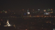Nebe nad Prahou se rozzářilo. Česko přivítalo Nový rok