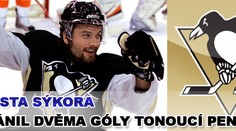Hokejista Sýkora zachránil dvěma góly tonoucí Penguins
