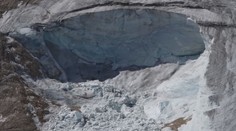 Vysoké teploty zapříčinily další puklinu v ledovci na Marmoladě