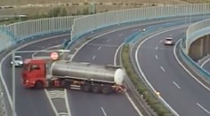 Šílenost na slovenské dálnici! Cisterna překvapila řidiče v protisměru