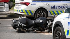 VIDEO: Tragická nehoda v Praze. Srážku s autem motorkář nepřežil