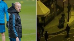 Fanoušci PSG před hotelem Realu hráli na bubny házeli dělobuchy!