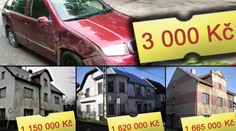 VELKÝ POLICEJNÍ VÝPRODEJ! Škoda FABIA za 3 tisíce, pozemek za 44 tisíc!