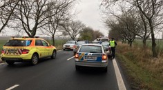 Nehoda na Třebíčsku si vyžádala jeden život. Zemřel při ní motorkář