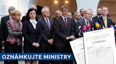 Vláda je rok ve funkci, oznámkujte naše ministry jako ve škole!
