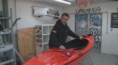 Vynálezce z Olomoucka ukázal speciálně upravený kajak s elektromotorem