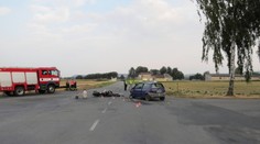 Další mrtvý motorkář: U Brna se srazil s terénním autem