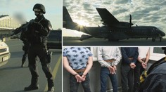 Samopaly, kukly a let do Moldavska! Policie ukázala záběry z unikátní akce