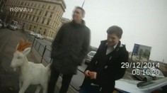 Ukradli dřevěnou kozu a jezdili s ní tramvají. Policistům neunikli