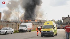 VIDEO: Škoda za 200 milionů a strach! V Lanškrouně hořela budova TESLY
