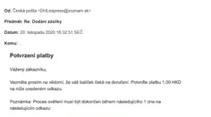 Pošta varuje: pozor na podvodné e-maily, vytáhnou z vás peníze!