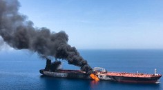 Exploze zničila íránský ropný tanker. Podle Teheránu šlo o útok