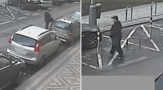 Kopání si trénoval na autech. Pomozte policii najít vandala