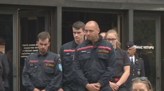 S Pavolem (†31) se loučily stovky lidí. Truchlí policistovi kolegové i hasiči