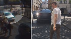 Policie pátrá po agresivním řidiči! Osoba blízká, vymlouvá se firma