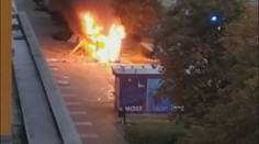 V Mostě explodoval stánek s občerstvením