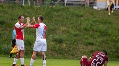Slavia si v přípravě zastřílela, Ewerton zazářil hattrickem. Tvrdík přihlížel
