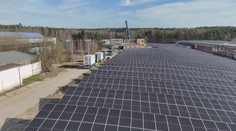V Horní Bříze roste solární elektrárna. Nahradí obří továrnu na dlaždice