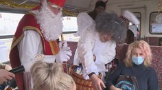 Mikulášský expres projel Ostravou. Čerti si stěžovali, že jsou bez práce
