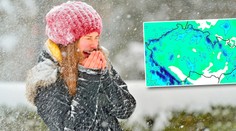 Sněžit bude až do neděle. Teploty klesnou k -10°C! MAPY SRÁŽEK