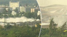 V Praze odstřelili tramvajovou vozovnu, exploze trvala deset vteřin