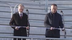 Premiér slavnostně otevřel opravenou Vysočina Arenu. Čeká ji mistrovství světa