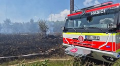 Rozsáhlý požár na Olomoucku. Hasiči vyhlásili třetí stupeň poplachu