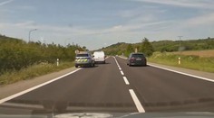 VIDEO: Drama na jihu Moravy. Řidič ujížděl z Rakouska, policisté museli střílet