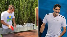 Roger jako Forrest Gump. Legendární tenista válí i v ping pongu