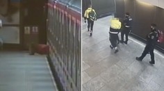Namol opilý hoch (14) se z metra plazil, pak skoro strhl alkoholtester
